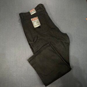 NWT Craftsman Black Teflon Treated Denim Carpenter Pant Mens Sz 48X30